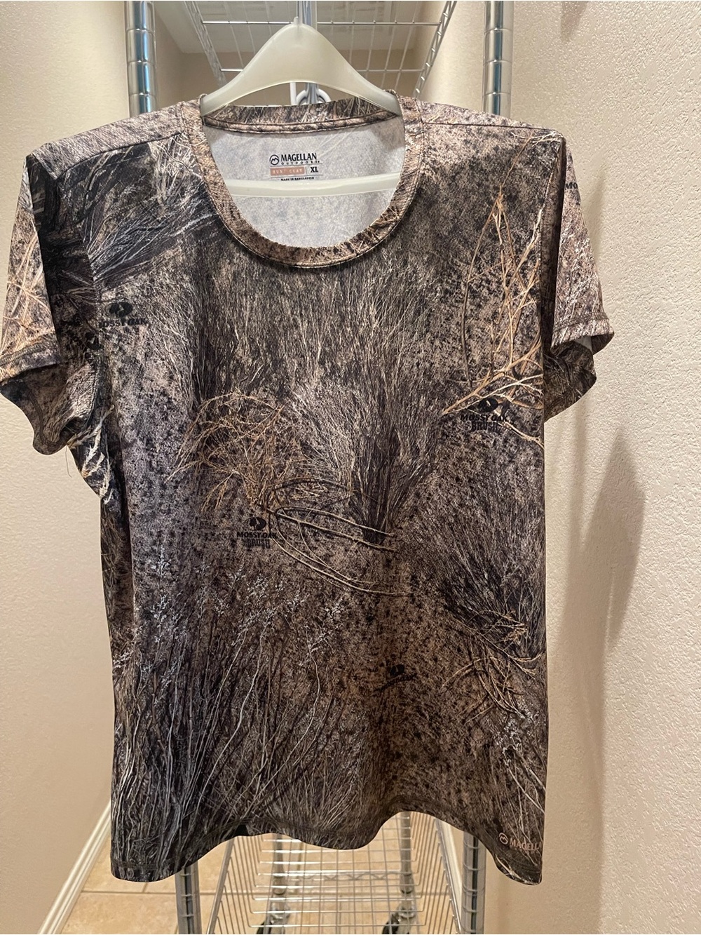 Magellan Outdoors Women's Short Sleeve Camo Tee - Brown & Tan